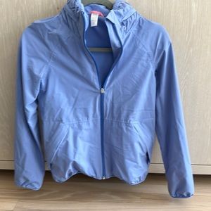 Nylon zip front jacket